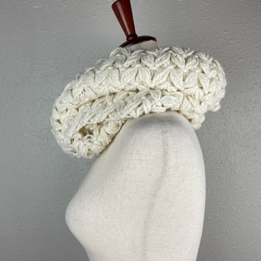 Ivory Infinity Scarf EUC - Picture 3 of 4